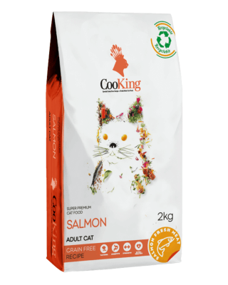 Cooking Cat Food Adult Salmon Grain Free 2kg