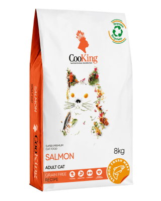 Cooking Cat Food Adult Salmon Grain Free 8kg