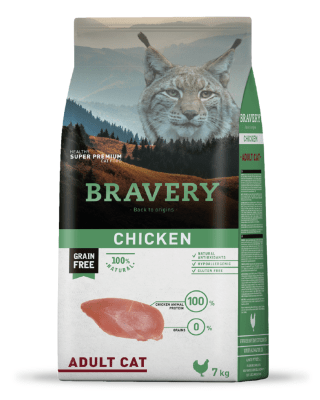 BRAVERY CHICKEN ADULT CAT 7kg