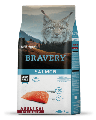 BRAVERY SALMON ADULT CAT STERILIZED 7kg