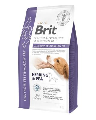 BRIT GF VET DIET DOG GASTROINTESTINAL LOW FAT 2kg