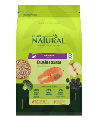 Guabi Natural Gato Adulto Salmón y Cebada 1.5kg