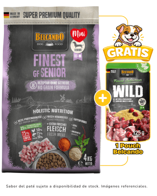 Belcando Finest GF Senior 4kg + 1 pouch Belcando 125gr gratis