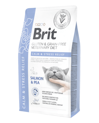 Brit GF Vet Diets Cat Calm & Stress Relief 2kg