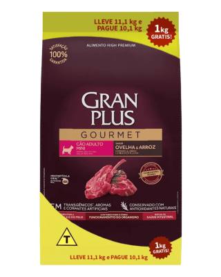 Gran Plus Gourmet Perro Mini Adulto Cordero 11.1kg