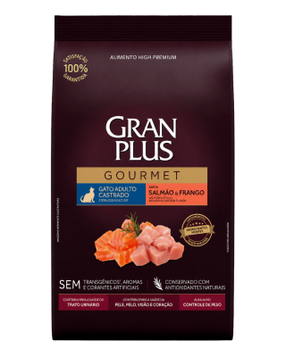 Gran Plus Gato Gourmet Adulto Castrado Salmón & Pollo 3kg