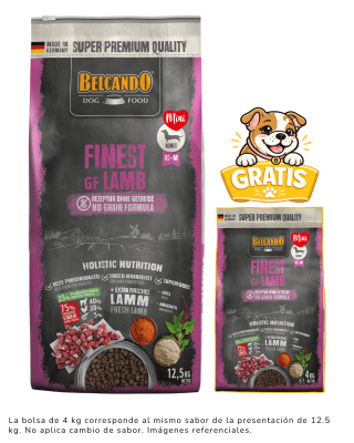 Belcando Finest GF Lamb (efecto salsa) 12.5kg + 4kg gratis