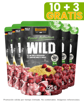 Belcando venado con mijo y arándanos 125 gr promoción 10 + 3 gratis