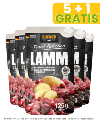 Belcando Cordero con patatas y arándanos 125 gr promoción 5 + 1 gratis
