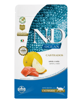 N&D OCEAN FELINE SALMÓN ADULTO CASTRADO 7.5kg