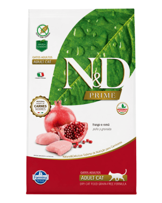 N&D Prime gato adulto de pollo y granada 7.5kg