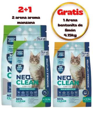 Arena Neo Clean Aroma Manzana 4.15kg - Promo 2+1