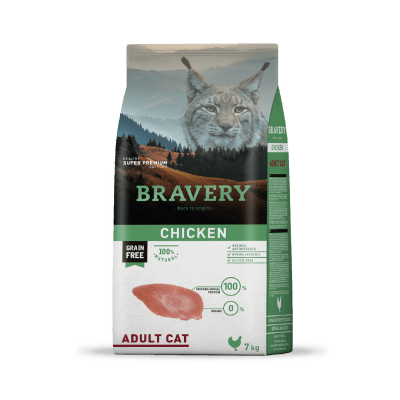 BRAVERY CHICKEN ADULT CAT 7kg