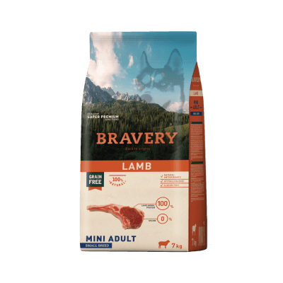 BRAVERY LAMB MINI ADULT SMALL BREEDS 7kg