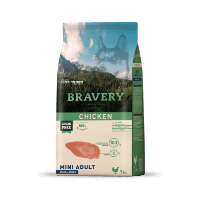 BRAVERY CHICKEN MINI ADULT SMALL BREEDS 7kg