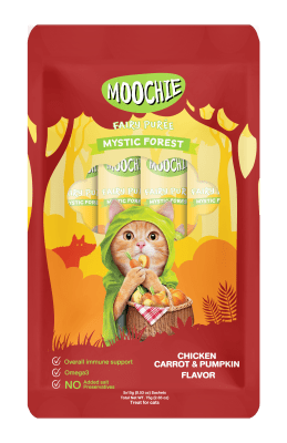 MOOCHIE – PURÉ DE HADAS SABOR POLLO, ZANAHORIA Y CALABAZA - 75GR
