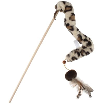 GIGWI ECO LINE FEATHER TEASER VARILLA PLUMA