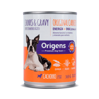 Origens Perro Cachorro - Trozos de Pollo - 369gr