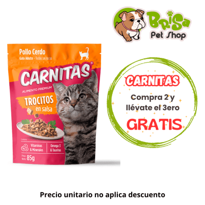 PROMO Mimma Carnitas Cat Trocitos Salsa de Pollo y Cerdo 85gr