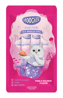 MOOCHIE – PURÉ DE HADAS SABOR ATÚN Y SALMÓN - 75gr