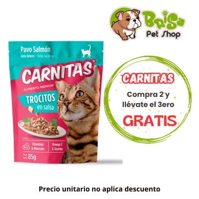 PROMO Mimma Carnitas Cat Trocitos Salsa de Pavo y Salmón