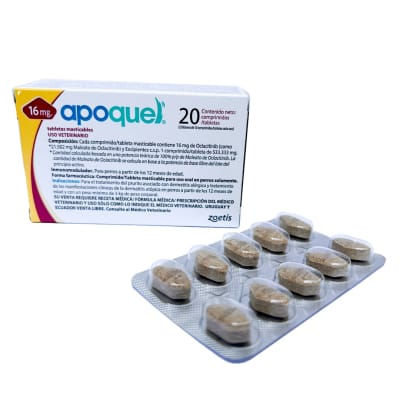 Apoquel masticable 16mg x 1 tableta