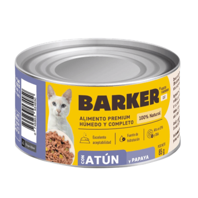 Barker CAT Atún y Papaya 85gr