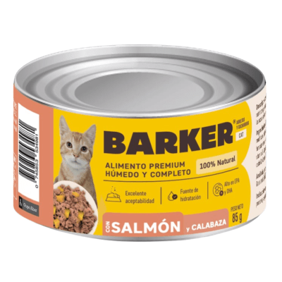 Barker CAT Salmón y Calabaza 85gr