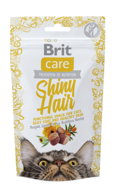 Brit Care Cat Snack Shiny Hair  - 50gr