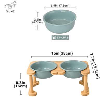 Plato Doble Elevado Cerámico