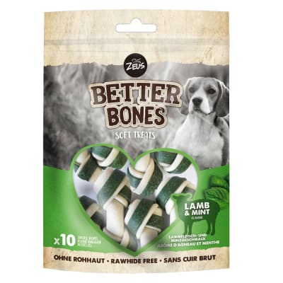 Zeus Better Bones - Snack Perro Cordero y Menta 10 unid