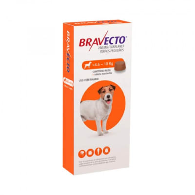 Bravecto 4.5 a 10 Kg (250 mg)