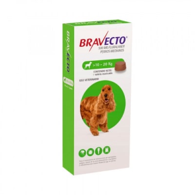 Bravecto 10 a 20 Kg (500 mg)