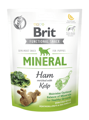 BRIT CARE FUNCTIONAL SNACK MINERAL HAM FOR PUPPIES