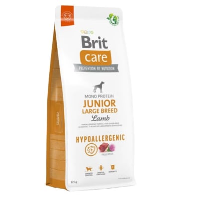 BRIT CARE HYPOALLERGENIC JUNIOR LARGE BREED LAMB 12kg