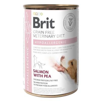 BRIT GF VET DIET DOG HYPOALLERGENIC - 400gr (LATA)