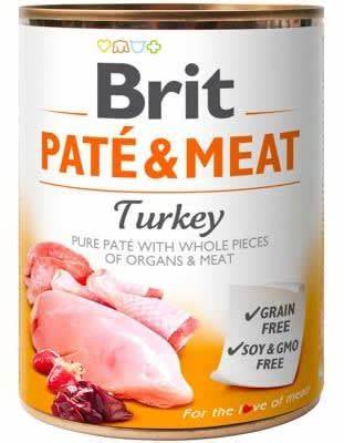 BRIT PATE & MEAT TURKEY 800gr
