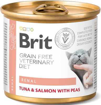 BRIT GF VET DIETS CAT RENAL 200gr (Lata)
