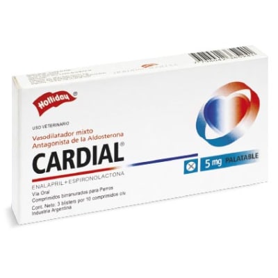 Holliday Cardial 5mg - Caja 30 pastillas