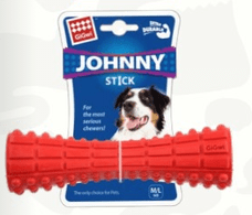 Gigwi Johnny Stick 'Extra Durable' solid rubber RED