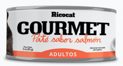 Ricocat Lata Gourmet Adulto Pate con Salmón 85Gr