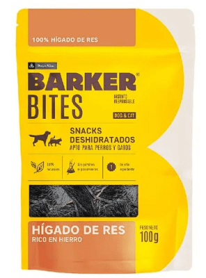 Barker Bites - Hígado de Res 100gr