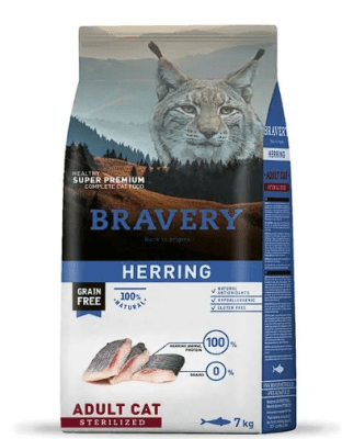 BRAVERY HERRING ADULT CAT STERILIZED 7kg