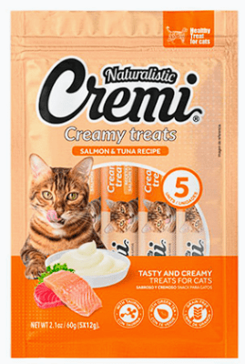 NATURALISTIC CREMI SALMON & ATUN 60 GRS