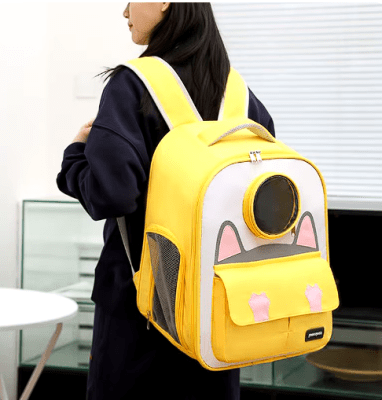 Transportador tipo Mochila - Amarilla