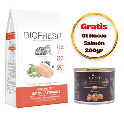 Biofresh Gato Adulto Castrado Pollo 7.5kg - Promo Nuevo