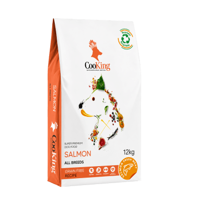 Cooking Dog Food Adult All Breeds Salmon Grain Free 12kg