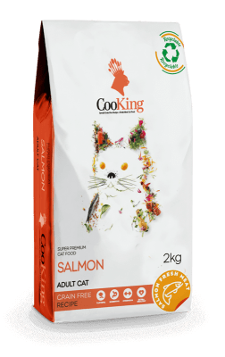 Cooking Cat Food Adult Salmon Grain Free 2kg