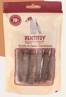 Dentitoy Snack Barritas de cordero Deshidratadas (6 unid)