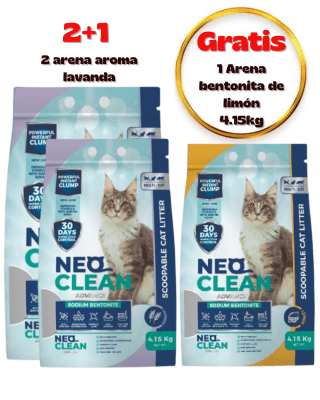 Arena Neo Clean Aroma Lavanda 4.15kg - Promo 2+1